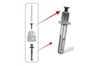 SDS плюс адаптер 1/2" 20UNF DEDRA YKS009 (YKS009)