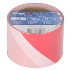 Brīdinājuma lente 75 mm x 500 m, bez līmes (11T2091)