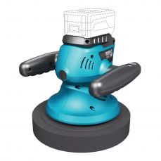 DEDRA SAS+ALL DED7084 18 В аккумуляторная эксцентриковая ротационная полировальная машина 250 мм (DED7084)