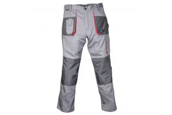 Защитные брюки DEDRA BH3SP-XXL XXL/58, серый, линия Comfort 190г/м2 (BH3SP-XXL)