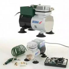 Krasošanas komplekts: mini kompresors, aerografs (DED7470)