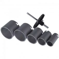 Набор фрез, пил DEDRA DED1517 с твердосплавным наконечником 33, 43, 53, 67, 73 мм (DED1517)