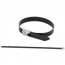 Стальные кабельные стяжки, металлическая лента, хомут DEDRA 11NC4121 с покрытием, 4.6x125мм, SS304, 20шт. (11NC4121)