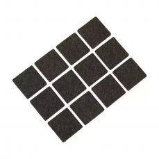 Самоклеящиеся фетровые прокладки DEDRA M311.204 12шт, квадратные 25мм (M311.204)