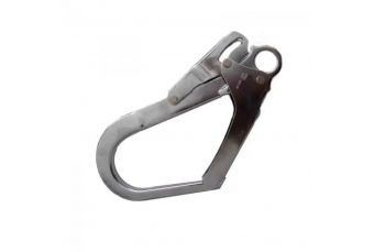 Карабин, карабин стальной, защелкивающийся крюк DEDRA BHSZ18 двойной замок, зазор 60 мм (BHSZ18)