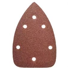 Абразивная бумага для дельташлифмашины DEDRA DED79415 gr. 150, 140x140x80мм, на липучке, 5шт (DED79415)