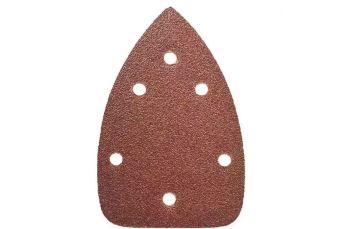 Абразивная бумага для дельташлифмашины DEDRA DED79415 gr. 150, 140x140x80мм, на липучке, 5шт (DED79415)