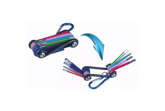 Bicycle multitool set of 9pcs, CRV steel, DEDRA 06F243 (06F243)