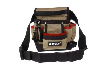 Пояс для инструментов DEDRA N0032 цельный 20x10x30см, 8 карманов (N0032)