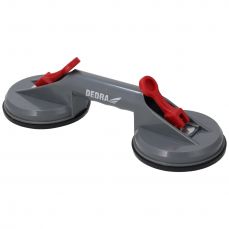 Двойная присоска DEDRA DED06P02 2x118м, макс 60кг (DED06P02)