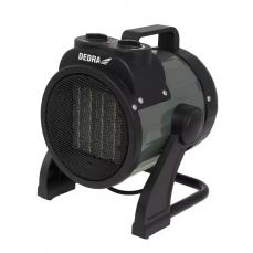 Elektriskais PTC sildītājs 3,0 kW, apaļš, melns DEDRA DED9931C2 keramikas sildīšanas elements (DED9931C2)