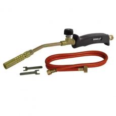 Комплект для пайки, газовая горелка DEDRA 31B010 сопло 17 мм, шланг 2 м (31B010)