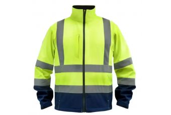 DEDRA BH80KS3-L светоотражающая куртка софтшелл, желтый (BH80KS3-L)