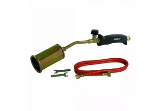 Кровельный набор, газовая горелка DEDRA 31B021 одно сопло, диаметр сопла 50мм, шланг 2м (31B021)