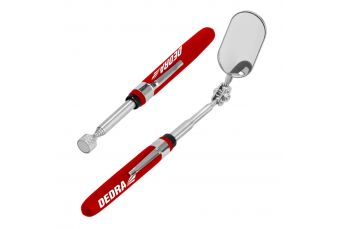 Pārbaudes spogulis 50x26mm un magnētiskais satvērējs, 2 daļu komplekts (06F810)