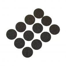 Самоклеящиеся фетровые подушечки DEDRA M311.200 12шт, круглые 22мм (M311.200)