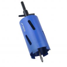 Алмазная коронка DEDRA H1223 ø 82 мм длиной 150 мм в комплекте, для бетона, стеклокерамики, камня (H1223)