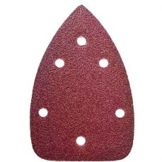 Абразивная бумага для дельташлифмашины DEDRA DED79411 gr. 60, 140x140x80мм, на липучке, 5шт (DED79411)