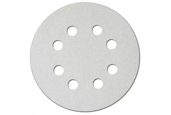 White polishing discs 180mm, 120 gradation, velcro, 5pcs set (DED7764W3)