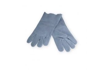 Aizsardzibas cimdi metinašanas darbiem, govs cimdi, plaukstas dala no viena gabala, garums 37 cm, CE (BH1005)