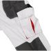 Защитные брюки DEDRA BH4SO-XXL XXL/58, белый, белая линия 190г/м2 (BH4SO-XXL)