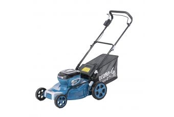 Комплект DEDRA SAS+ALL: Аккумуляторная газонокосилка 2x18V DEDRA SAS+ALL DED6997X-2A5 + 2x аккумуляторная DED7035 и зарядное устройство DED7038V (DED6997X-2A5)