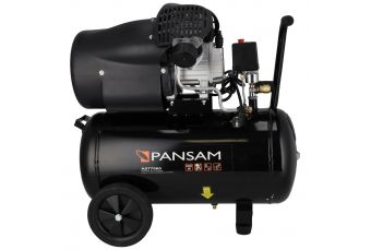 Компрессор, компрессор 50L PANSAM A077060 двухпоршневой V-образный с масляной смазкой 2300Вт 8 бар (A077060)