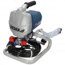 Окрасочный аппарат гидродинамический, высокого давления, безвоздушный, DEDRA DED7421 650Вт, 205бар, шланг 7,5м (DED7421)
