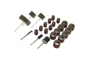 Отбойные круги и шлифовальные ленты DEDRA 08T609 набор из 24шт (08T609)