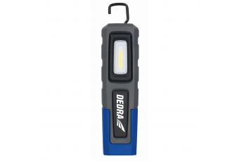 Лампа COB LED + SMD LED + UV, 400lm, крючок, магнит (L0915)