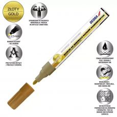 Маркер для обновления надписей на надгробиях DEDRA M89Z71 золотой, 1шт (M89Z71)