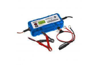 Battery charger 2A/4A LCD, 6V/12V, 4-120Ah, O-ring (DEPM010)