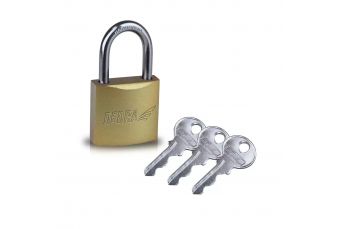 Copper-coated padlock, 40mm (11U121)
