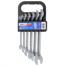 DEDRA 1408 6шт.CrV 6-17 набор гаечных ключей с открытым концом (1408)