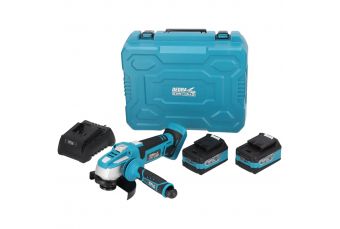 Tool set in a case DEDRA SAS+ALL, angle grinder, two 4Ah batteries, charger (DED7030A06)