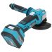 Tool set in a case DEDRA SAS+ALL, angle grinder, two 4Ah batteries, charger (DED7030A06)