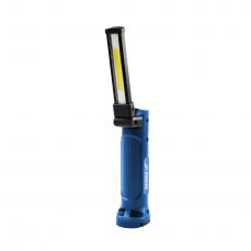 Folding flashlight 200lm, white + red light, 1200mAh battery (L1030)