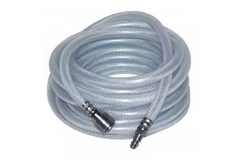 Шланг для сжатого воздуха PANSAM A535104 7,5 м, армированный ПВХ 9,5x15 мм быстросъемное соединение, устойчивый к перегибам (A535104)