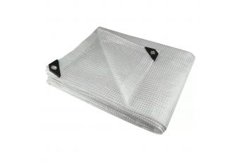 Брезент 3х5м, 100г/м2 прозрачный, усиленный (N09035)