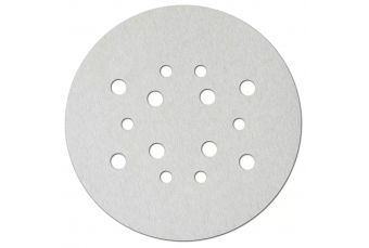 Шлифовальные диски с отверстиями для гипсовых шлифовальных машин DEDRA DED7749UW6 белый, универсальный, 225мм, гр.240, липучка, 5шт (DED7749UW6)