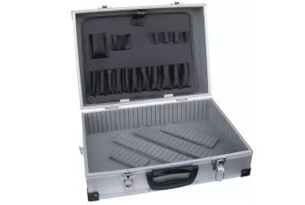 DEDRA N0001 алюминиевый кейс для инструментов 460x325x150 серебристый (N0001)