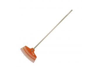Garden DEDRA 80C053 Грабли пластиковые с деревянной ручкой, 134см, fi 22 (80C053)