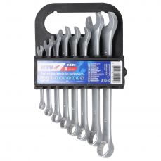 DEDRA 1401 Набор гаечных ключей 8шт CrV 6,8,10,12,13,14,17,19 (1401)