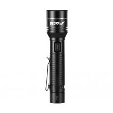 LED flashlight 1000lm, zoom, 2200mAh battery (L0951)