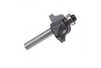 DEDRA 07F191B фреза радиусная концевая, с подшипником, T8, D25,7 H9,7 R3,17 B6,35мм (07F191B)