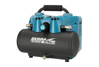 Аккумуляторный компрессор, аккумуляторный воздушный компрессор 2x18V DEDRA SAS+ALL DED7077V Бак 6л (DED7077V)