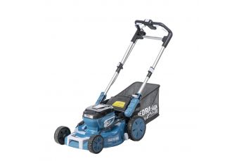 Комплект DEDRA SAS+ALL: Аккумуляторная газонокосилка 2x18V DEDRA SAS+ALL DED6997X-2A5 + 2x аккумуляторная DED7035 и зарядное устройство DED7038V (DED6998X-2A5)