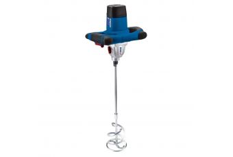 Электрический миксер DEDRA DED7930 1600 Вт, 2-скоростной, 160 мм, для раствора, штукатурки, клея, красок и лаков (DED7930)