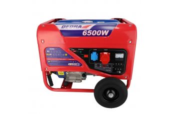 Генераторная установка DEDRA DEGB7503K мощность макс. 6,5кВт, мощность 6000Вт, медная обмотка двигателя, 1х400В, 1х230В (DEGB7503K)
