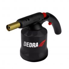 Газовая паяльная лампа с розжигом PIEZO DEDRA 31A020 металлический корпус (31A020)